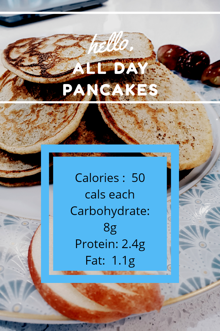 Macros for all day pancakes